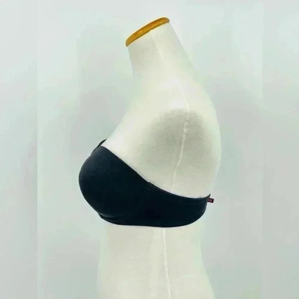 PINK Victoria's Secret Black Strapless Wear Everywhere Bra, 34D - Picture 2 of 7